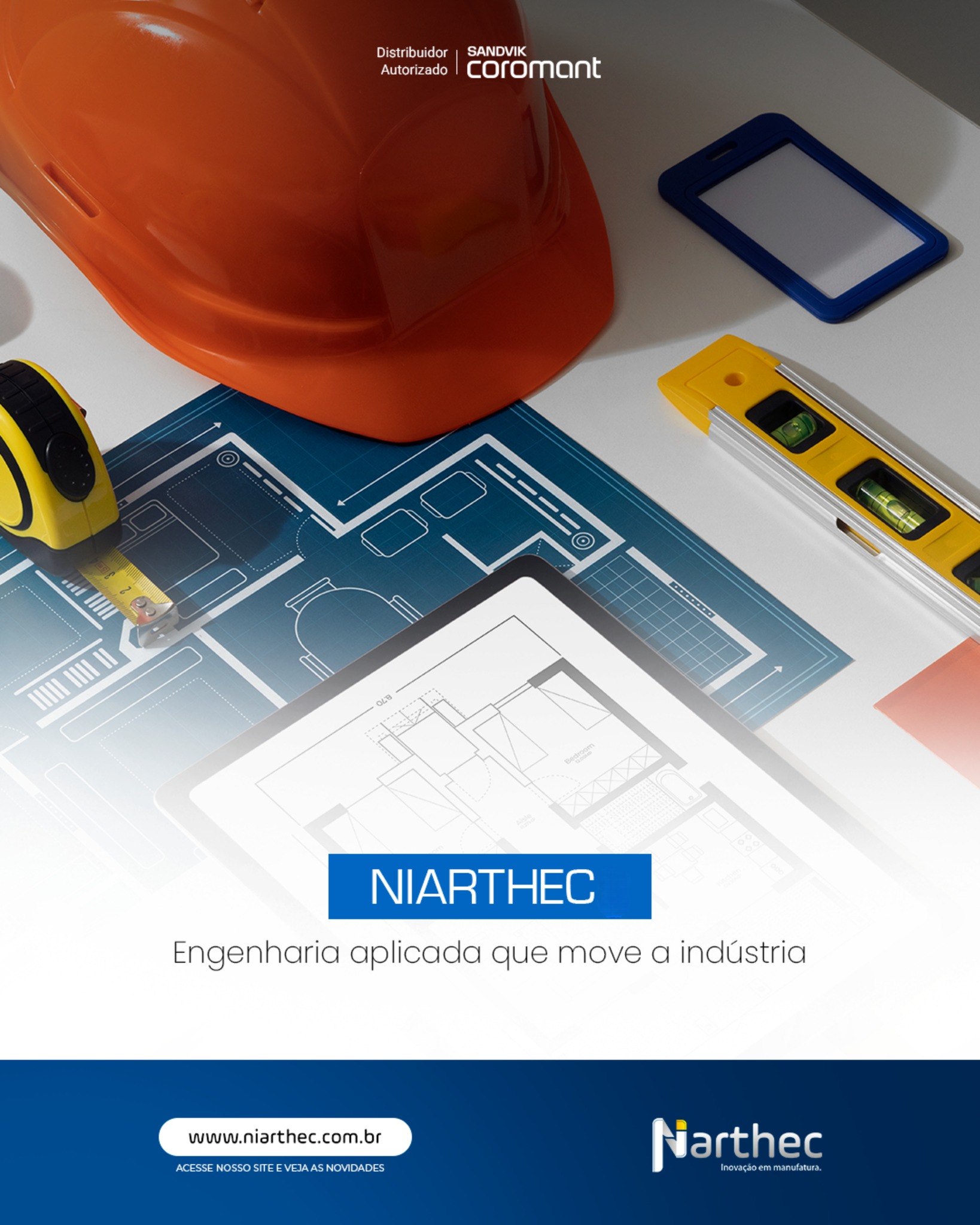 Mais do que fornecer ferramentas, a Niarthec atua como parceira técnica da indústria, conectando engenharia aplicada, tecnologia de ponta e conhecimento profundo dos processos de usinagem.

Com atuação consolidada na Região Norte e forte presença no Polo Industrial de Manaus, apoiamos indústrias que precisam produzir mais, com estabilidade, precisão e controle de custos.

💡 O que nos diferencia:
• Atuação consultiva no chão de fábrica
• Soluções personalizadas para cada processo
• Representação de marcas globais líderes
• Suporte técnico especializado e treinamentos
• Foco em produtividade, previsibilidade e resultado

Trabalhamos lado a lado com equipes de engenharia, produção e manutenção para transformar desafios operacionais em processos eficientes e sustentáveis.

Quando a indústria cresce, o processo precisa acompanhar.
E é exatamente nisso que acreditamos.

Niarthec  onde a solução não é apenas um produto.
É engenharia aplicada ao seu desafio.