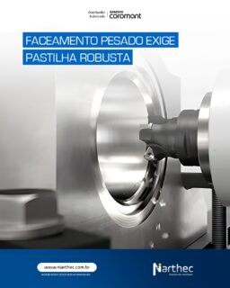 Se o seu faceamento exige alta remoção de material, a escolha da pastilha impacta diretamente no custo por peça.

A CoroMill® MS60 com pastilha 11 mm foi desenvolvida para operações de faceamento pesado com estabilidade superior.

✔️ Alta taxa de remoção de material
✔️ Excelente custo por aresta
✔️ Maior rigidez e estabilidade
✔️ Desempenho consistente em ISO P e K

A pastilha 11 mm oferece robustez estrutural ideal para aplicações sob alta carga, mantendo acabamento e controle dimensional.

📊 Resultado prático:
* Menos vibração
* Maior vida útil
* Melhor aproveitamento da aresta
* Redução do custo por peça

Se a sua prioridade do trimestre é reduzir o consumo de pastilhas e aumentar a vida útil das fresas, começar com um faceamento tecnicamente otimizado garante eficiência e sustentabilidade no processo.

👉 Quer dimensionar a MS60 para sua aplicação? Nossa equipe técnica pode apoiar.

#CoroMillMS60
#FaceamentoIndustrial
#PastilhasDeCorte
#SandvikCoromant
#AltaProdutividade