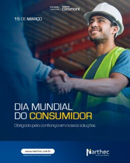 No Dia Mundial do Consumidor, celebramos quem está por trás das decisões que movem a indústria: profissionais que buscam qualidade, produtividade e confiança em cada processo.
Na Niarthec, acreditamos que atender bem vai muito além de vender ferramentas.
Significa oferecer orientação técnica, tecnologia de ponta e soluções que realmente fazem diferença no chão de fábrica.
É por isso que trabalhamos com marcas reconhecidas mundialmente e apoiamos nossos clientes com:
✔️ Ferramentas de alta tecnologia
✔️ Suporte técnico especializado
✔️ Soluções para aumentar produtividade
✔️ Parcerias que geram resultados reais
Hoje nosso agradecimento vai para todos os clientes e parceiros que confiam na Niarthec para evoluir seus processos industriais.
Seguimos juntos, construindo processos mais eficientes, seguros e produtivos todos os dias.
#DiaDoConsumidor #Indústria #ProdutividadeIndustrial #Niarthec #EngenhariaAplicada