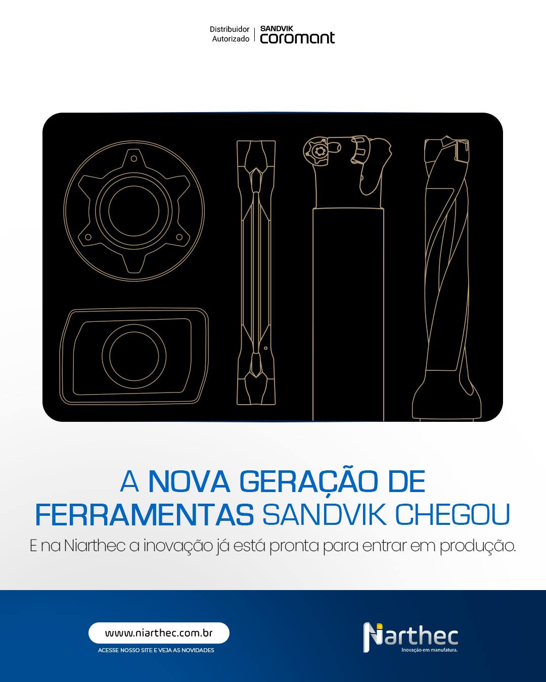 A engenharia de usinagem continua evoluindo e os novos lançamentos da Sandvik Coromant mostram exatamente isso.

Entre as novidades apresentadas estão:

🔧 Bedames com nova geometria CO e classe 1205 para melhor controle de cavaco.
🛠 CoroDrill® DE10 com novas geometrias -M5F e -M5C e classes GC3334, GC4334 e GC2334 para ampliar aplicações.
⚙ CoroMill® MR20, novo conceito de fresa e pastilha para maior produtividade.
🔩 CoroMill® Plura 2P350 para materiais compostos com nova classe O2AD.
🔧 CoroMill® 178, solução dedicada para fresamento de alto desempenho.
🔩 CoroTurn® PI, permitindo desbaste e acabamento interno no mesmo setup.
⚙ Nova classe GC1240 para fresamento de aços inoxidáveis.

🔄 Serviço de recondicionamento de ferramentas rotativas, prolongando a vida útil das ferramentas.

Nos próximos conteúdos vamos explorar cada lançamento em detalhes e mostrar como essas soluções podem impactar a produtividade no chão de fábrica.

👉 Acompanhe os próximos posts, aqui no nosso perfil.

#SandvikCoromant
#InovacaoIndustrial
#FerramentasDeCorte
#Usinagem
#Niarthec
