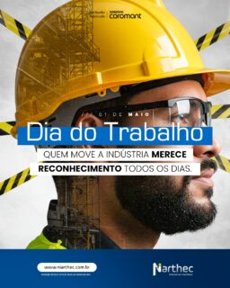 Hoje celebramos o Dia do Trabalho, uma data que reconhece a dedicação de milhões de profissionais que movimentam a indústria e constroem o desenvolvimento todos os dias.

Por trás de cada máquina em operação, cada peça produzida e cada inovação aplicada, existem pessoas que fazem tudo acontecer:

🔧 operadores
⚙️ técnicos
📐 engenheiros
🏭 gestores de produção
📊 profissionais que planejam, desenvolvem e executam

O progresso industrial nasce da combinação entre conhecimento, tecnologia e trabalho humano.

Na Niarthec, temos orgulho de colaborar com esse movimento, apoiando a indústria com soluções tecnológicas, consultoria técnica e ferramentas que ajudam a transformar desafios em produtividade.

Hoje é dia de reconhecer e valorizar todos que fazem a indústria avançar.

Feliz Dia do Trabalho.

#DiaDoTrabalho #Indústria #ProfissionaisDaIndústria #OrgulhoDeProduzir #Niarthec