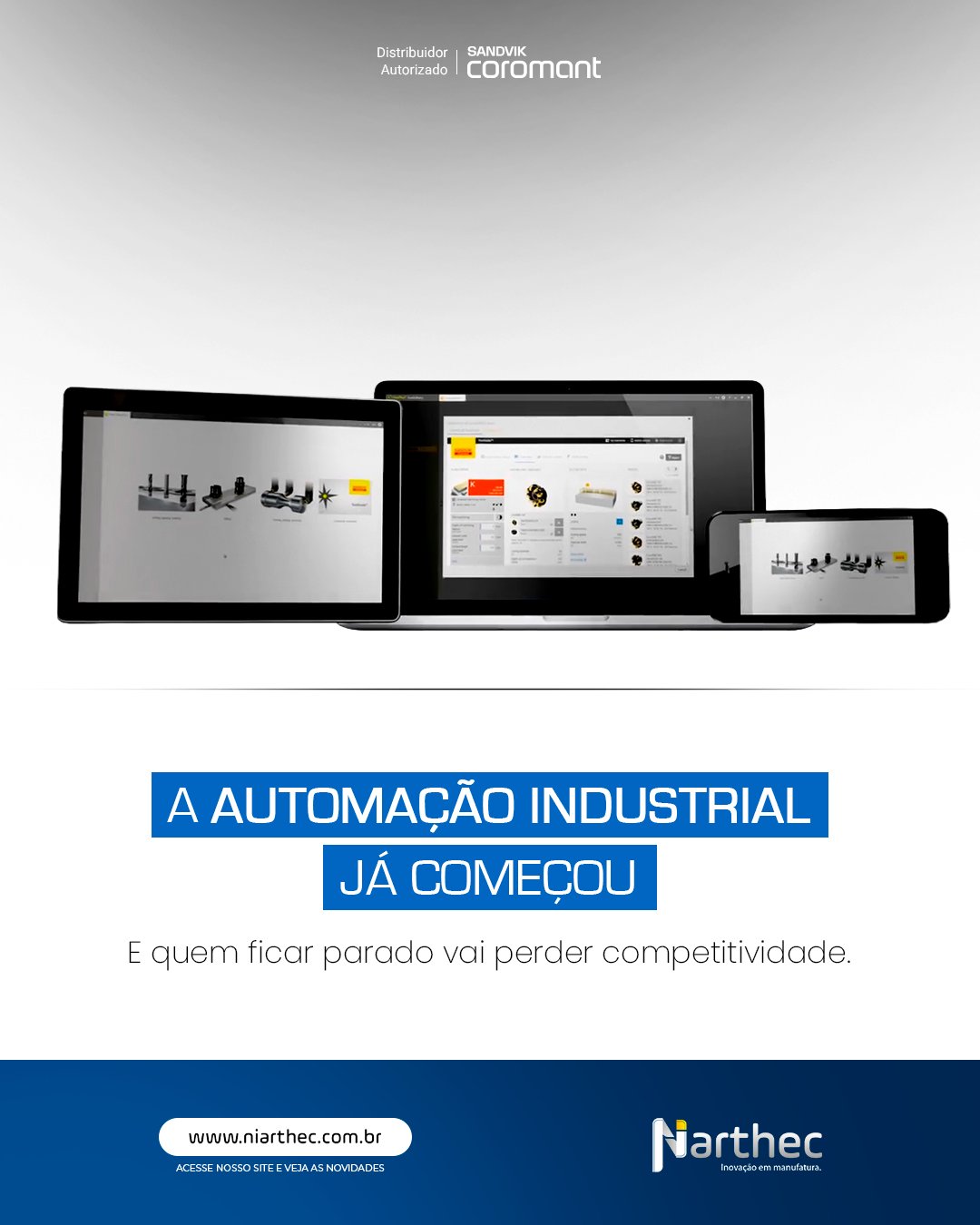 A indústria brasileira está acelerando investimentos em automação e digitalização.

Segundo estudos do setor industrial, fábricas estão cada vez mais conectando:
▪️ máquinas
▪️ ferramentas
▪️ dados de produção

Essa integração permite maior previsibilidade, menos paradas e decisões baseadas em dados.

Soluções digitais como CoroPlus® Tool Guide ajudam a definir ferramentas e parâmetros antes mesmo da máquina iniciar o corte.

Produção inteligente começa com informação e planejamento técnico.

👉 Sua operação já utiliza ferramentas digitais para otimizar processos?

#Industria40 #AutomacaoIndustrial #CoroPlus #ManufaturaDigital #Niarthec