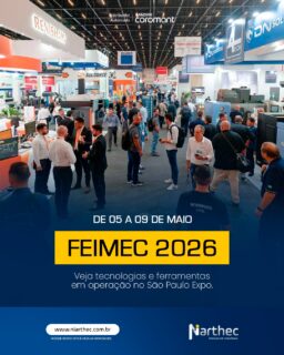 A FEIMEC Feira Internacional de Máquinas e Equipamentos é um dos principais encontros da indústria na América Latina  reunindo tecnologia, inovação e as principais marcas do setor.

📅 05 a 09 de maio
📍 São Paulo Expo

Durante o evento:

Nosso parceiro Blaser Swisslube estará presente no estande D071, apresentando soluções em fluidos de usinagem de alta performance.

A Sandvik Coromant também marcará presença com diversas ferramentas aplicadas diretamente em máquinas de fabricantes parceiros.

Ou seja: tecnologia em funcionamento real, mostrando na prática o desempenho das soluções que fazem a diferença no chão de fábrica.

Ao longo deste mês, vamos destacar ferramentas Sandvik que poderão ser vistas em operação durante a feira.

Se você busca mais produtividade, estabilidade e inovação, esse é o momento de acompanhar e, se possível, visitar.

👉 Vai participar da FEIMEC? Conta pra gente nos comentários!

#FEIMEC
#Industria
#SandvikCoromant
#BlaserSwisslube
#Niarthec