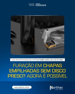 A furação de estruturas empilhadas sempre trouxe um risco: formação de disco entre as camadas.

Isso gera:
• Paradas inesperadas
• Peças sucateadas
• Sobrecarga na ferramenta

A nova geometria L5S para CoroDrill® DS20 foi desenvolvida justamente para resolver esse problema.

✔️ Furação confiável de 28–52 mm
✔️ Suporta folgas entre chapas de até 1 mm
✔️ Redução de sucata
✔️ Menor risco de parada da máquina

Além disso, a DS20 mantém a vantagem das brocas indexáveis: menor força axial e excelente custo-benefício.

👉 Trabalha com estruturas soldadas ou empilhadas? Vale revisar sua estratégia de furação.

Estaremos presentes na FEIMEC Feira Internacional de Máquinas e Equipamentos
📅 05–09 de maio
📍 São Paulo Expo
📌 Blaser Swisslube — Estande D071

#CoroMillMS20 #Fresamento90Graus #EvolucaoIndustrial #AltaPerformance #IndustriaModerna