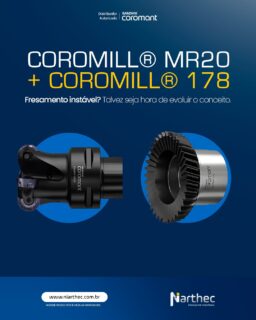 Vibração, desgaste irregular e baixa produtividade são desafios comuns no fresamento.

Novos conceitos como CoroMill® MR20 e CoroMill® 178 foram desenvolvidos justamente para melhorar estabilidade e eficiência.

✔️ Projetos modernos de fresa e pastilha
✔️ Melhor distribuição de carga durante o corte
✔️ Maior remoção de material com segurança
✔️ Processo mais previsível

 Quando o fresamento limita a produtividade, a solução pode estar na ferramenta.

#Fresamento
#CoroMillMR20
#SandvikCoromant
#ProdutividadeIndustrial
#Niarthec