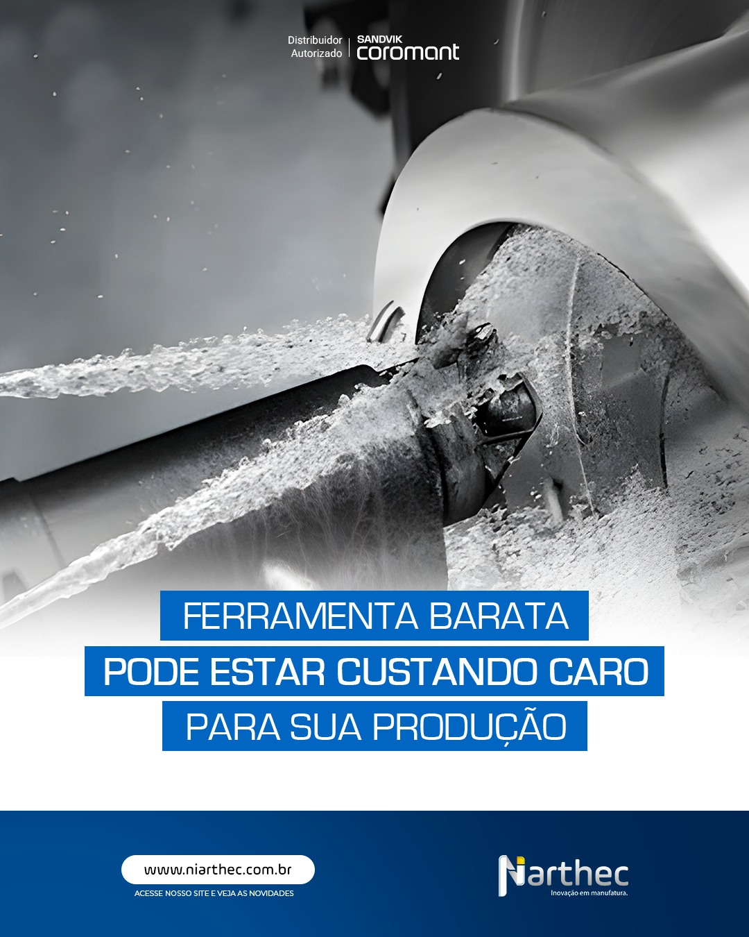Na usinagem moderna, o que realmente importa não é o preço da ferramenta é o custo por peça produzida.
Uma ferramenta aparentemente mais barata pode gerar:
▪️ maior tempo de ciclo
▪️ troca frequente de pastilhas
▪️ menor estabilidade no processo
Já soluções projetadas para produtividade conseguem reduzir drasticamente o custo final da peça.
Ferramentas como CoroTurn® Prime foram desenvolvidas justamente para aumentar a taxa de remoção de material e reduzir o tempo de usinagem.
📊 Resultado: mais peças produzidas, menor custo real por componente.
👉 Na indústria moderna, produtividade sempre vence o preço unitário.
#CoroTurnPrime #ProdutividadeIndustrial #Torneamento #Usinagem #Niarthec