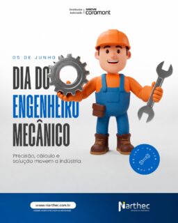 Hoje celebramos os profissionais que transformam conhecimento técnico em movimento, produtividade e inovação.
O engenheiro mecânico está presente em decisões fundamentais da indústria: escolha de ferramentas, definição de processos, melhoria de desempenho, redução de custos e busca por maior eficiência produtiva.
Na Niarthec, contribuímos com esse trabalho oferecendo:
🔧 Ferramentas de alta tecnologia
⚙️ Suporte técnico especializado
📊 Consultoria aplicada ao processo
🎓 Treinamentos e capacitação técnica
🤝 Soluções que conectam engenharia e produtividade
Nosso papel é apoiar engenheiros e equipes técnicas na construção de processos mais estáveis, eficientes e competitivos.
A todos os engenheiros mecânicos, nosso reconhecimento pelo papel essencial no desenvolvimento da indústria.
Feliz Dia do Engenheiro Mecânico!
#DiaDoEngenheiroMecânico
#EngenhariaMecânica
#Indústria
#ProdutividadeIndustrial
#Niarthec