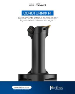 Operações internas costumam sofrer com:

▪️ vibração
▪️ cavacos presos
▪️ necessidade de múltiplas ferramentas

O CoroTurn® PI foi desenvolvido para permitir desbaste e acabamento no mesmo setup.

✔️ Melhor controle de cavacos
✔️ Maior estabilidade interna
✔️ Menos trocas de ferramenta
✔️ Processo mais eficiente

Mais produtividade começa com menos interrupções no processo.

#CoroTurnPI
#Torneamento
#SandvikCoromant
#UsinagemIndustrial
#Niarthec