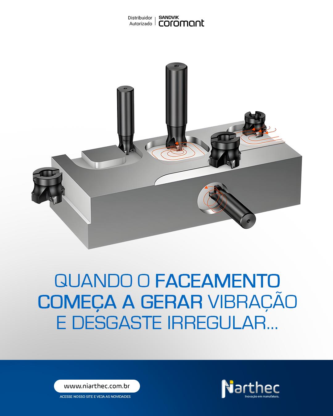 Esse é um cenário comum em muitas operações de fresamento:
▪️ desgaste rápido das pastilhas
▪️ acabamento superficial inconsistente
▪️ vibração durante o corte
▪️ aumento no custo por peça
Muitas vezes o problema não está na máquina mas na ferramenta utilizada.
🔧 Solução aplicada: CoroMill® MS60
A MS60 foi desenvolvida para entregar maior estabilidade em operações de faceamento e fresamento a 90°.
Seus principais diferenciais:
✔️ Pastilhas com 6 arestas utilizáveis, reduzindo o custo por aresta
✔️ Geometria robusta para operações de desbaste e semiacabamento
✔️ Aresta Wiper que melhora o acabamento superficial
✔️ Capacidade de corte de até 8 mm de profundidade
📊 Na prática, isso significa:
• maior vida útil da pastilha
• menos vibração
• melhor qualidade da superfície
• maior previsibilidade no processo
Se o seu fresamento está no limite de estabilidade, talvez seja hora de revisar a ferramenta.
Fale com a Niarthec e descubra como aplicar a CoroMill® MS60 no seu processo.
#CoroMillMS60 #FresamentoIndustrial #FerramentasDeCorte #ProdutividadeIndustrial #Niarthec