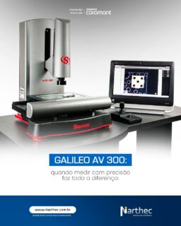 Na indústria, qualidade não se inspeciona apenas no final do processo. Ela é construída em cada etapa.
O Galileo AV 300, da Starrett, combina medição tridimensional de alta precisão com imagens de alta resolução, oferecendo mais confiabilidade para o controle dimensional das peças.
Seus diferenciais incluem:
✔️ Plataforma mecânica de alta exatidão
✔️ Medição tridimensional precisa
✔️ Imagens em alta resolução para análise detalhada
✔️ Software avançado para inspeções completas
✔️ Área de medição de 300 x 150 x 140 mm
📊 Resultado: mais controle, menos retrabalho e maior confiança na qualidade das peças produzidas.
Em um mercado cada vez mais exigente, precisão não é diferencial. É requisito.
👉 Quer elevar o padrão da sua metrologia? A Niarthec é parceira oficial Starrett e pode ajudar sua empresa a alcançar um novo nível de controle dimensional.
#Starrett
#GalileoAV300
#MetrologiaIndustrial
#ControleDimensional
#Niarthec