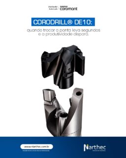 Em operações de furação de alto volume, pequenas paradas podem gerar grandes impactos na produtividade.

A CoroDrill® DE10 foi desenvolvida para eliminar uma das principais dores da produção: trocas demoradas, ajustes constantes e falta de previsibilidade.

Seu grande diferencial está na interface de fixação pré-tensionada, uma solução patenteada que oferece:

✔️ Trocas de ponta rápidas e seguras
✔️ Sem necessidade de peças de reposição
✔️ Excelente centralização para furos mais precisos
✔️ Alta resistência em avanços e velocidades elevadas
✔️ Mais pontas utilizadas por corpo de broca

Além disso, sua geometria universal -M5 entrega verdadeiro conceito plug-and-play, facilitando a aplicação em diversos materiais e operações.

📊 Resultado na prática:
menos tempo parado, mais produtividade, maior vida útil da ferramenta e menor custo por furo.

Porque em ambientes de alta produção, eficiência não está apenas no corte. Está em tudo o que acontece entre um furo e outro.

Sua operação ainda perde tempo em trocas e ajustes desnecessários?

#CoroDrillDE10
#FuraçãoIndustrial
#ProdutividadeIndustrial
#SandvikCoromant
#Niarthec