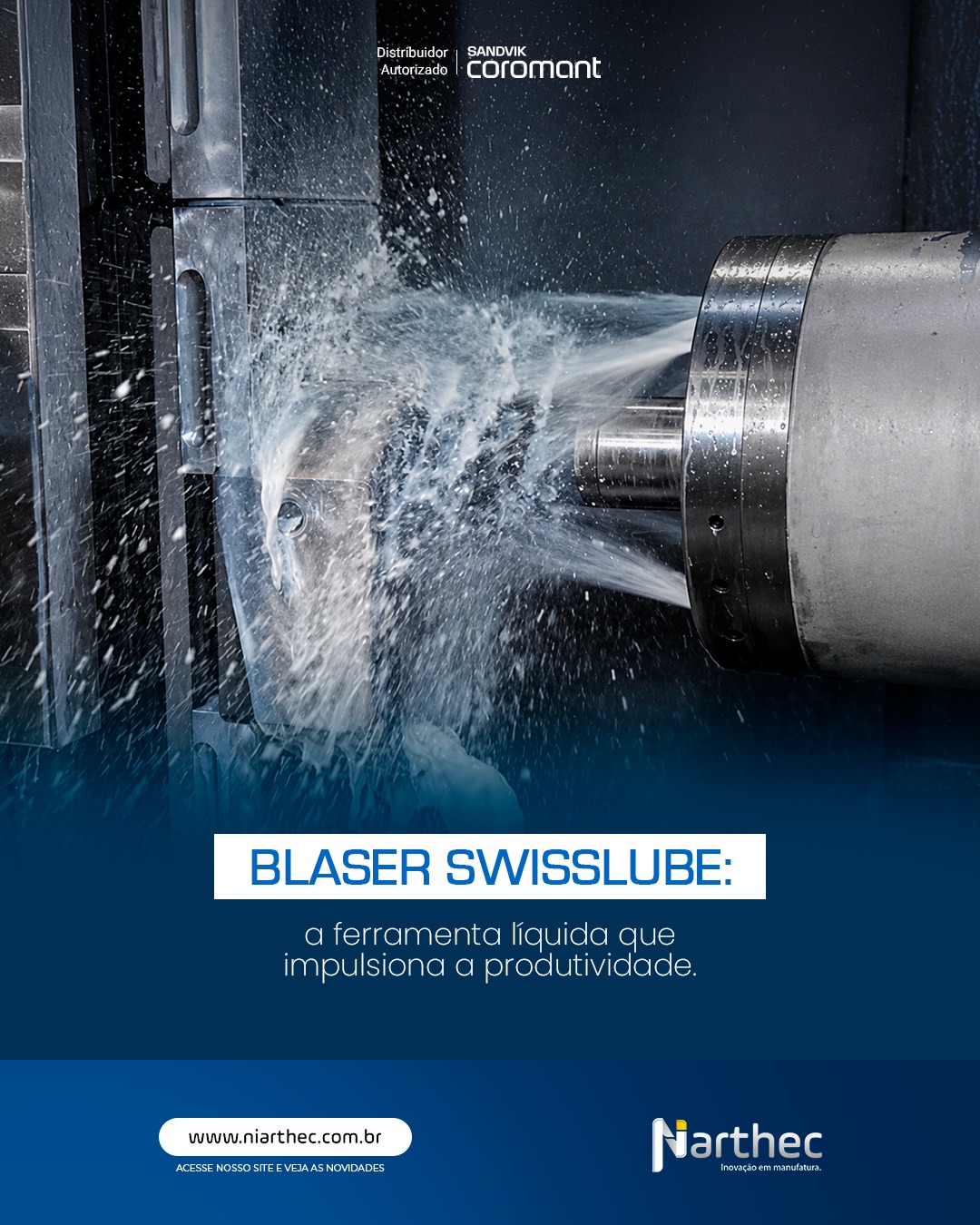 Muitas empresas focam apenas na ferramenta de corte, mas esquecem um fator que impacta diretamente a produtividade, a qualidade e os custos da operação: o fluido de usinagem.
A Blaser Swisslube transforma o fluido de corte em uma verdadeira ferramenta de desempenho, ajudando a maximizar a eficiência dos processos.
Com uma metodologia baseada em análise, implementação e acompanhamento técnico, a solução entrega:
✔️ Maior vida útil das ferramentas
✔️ Melhor acabamento superficial das peças
✔️ Redução de resíduos e descartes
✔️ Menor consumo e manutenção
✔️ Economia real e aumento da produtividade
📊 O resultado é uma operação mais estável, sustentável e rentável.
Como representante oficial Blaser, a Niarthec oferece suporte especializado para identificar a melhor solução para cada aplicação.
Quer descobrir quanto sua operação pode ganhar com a escolha correta do fluido de usinagem? Fale com nossa equipe.
#BlaserSwisslube
#FluidoDeCorte
#Usinagem
#ProdutividadeIndustrial
#Niarthec