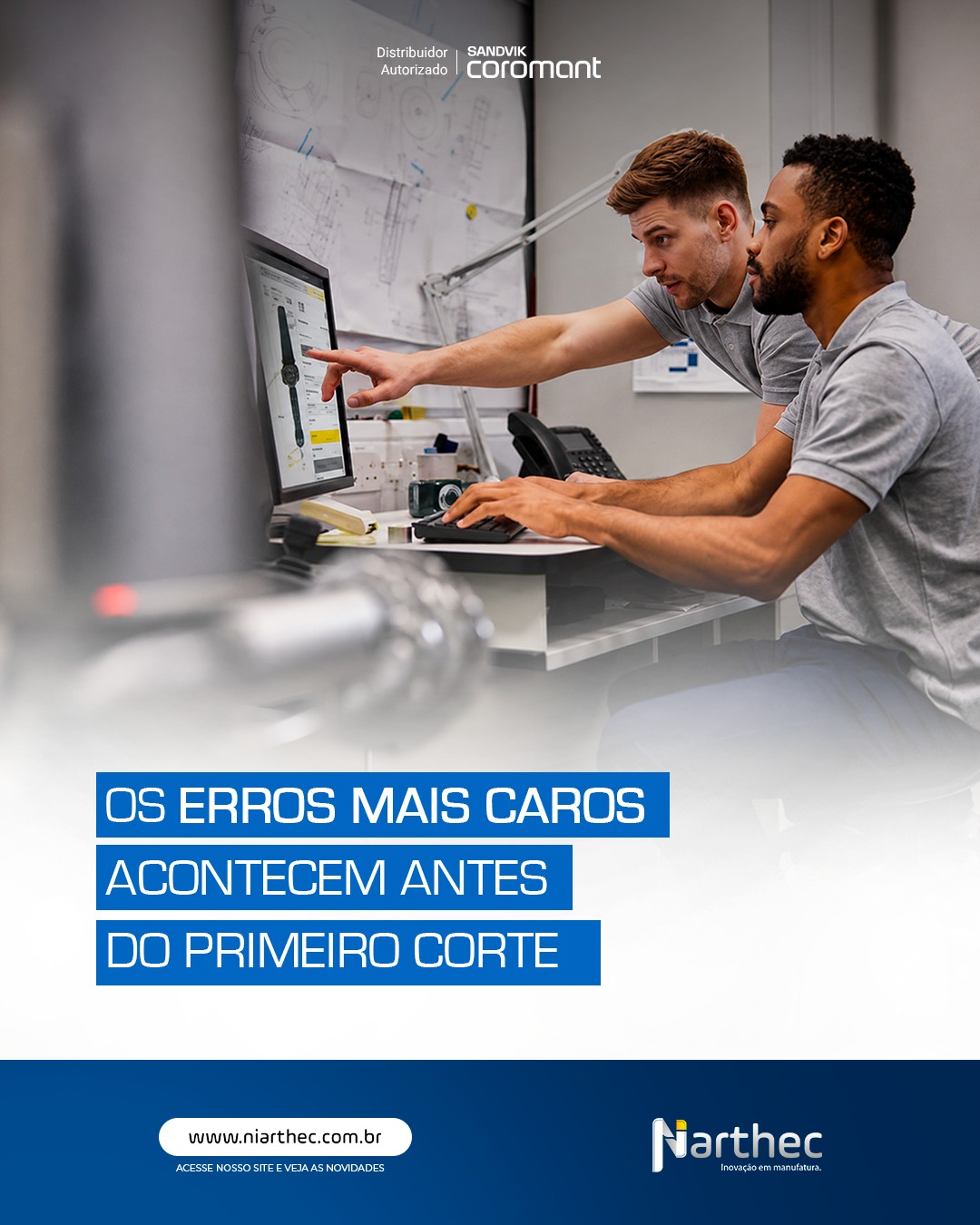 Planejar antes de produzir deixou de ser tendência e se tornou necessidade.
A simulação de processos permite validar estratégias, reduzir ajustes na máquina e minimizar desperdícios antes mesmo da produção começar.
Empresas que utilizam ferramentas digitais conseguem ganhar previsibilidade, reduzir tempo de setup e aumentar a eficiência operacional.
Produzir melhor começa muito antes da máquina ser ligada.
👉 Sua empresa ainda trabalha na tentativa e erro ou já utiliza dados para tomar decisões?
#ManufaturaDigital #Industria40 #UsinagemInteligente #PlanejamentoIndustrial #Niarthec