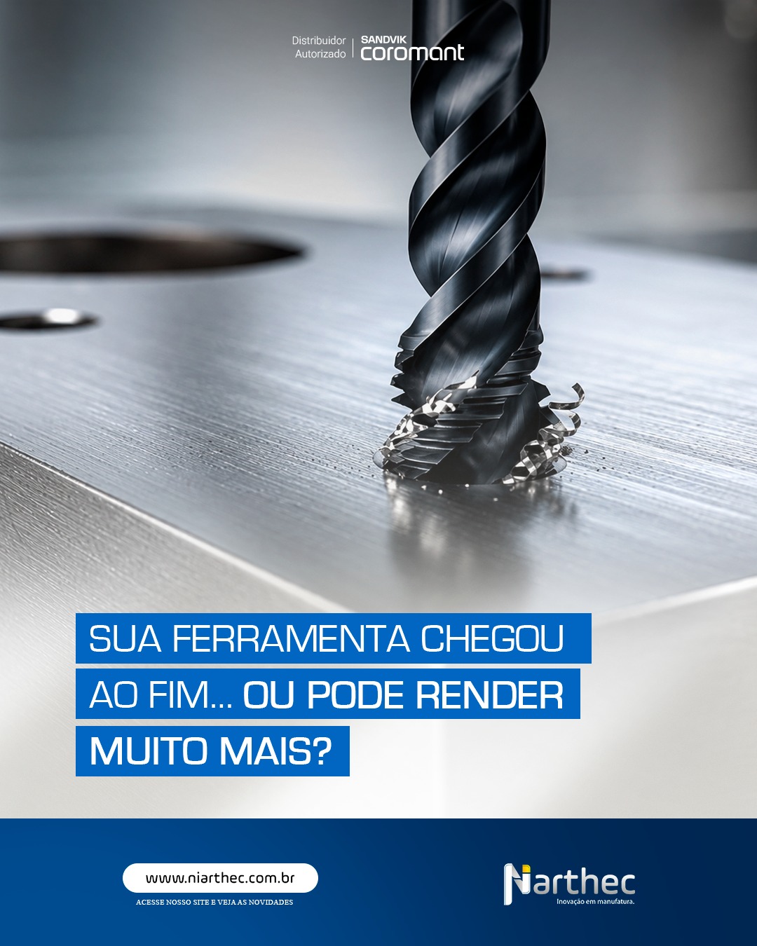 Muitas ferramentas são descartadas antes de atingir seu verdadeiro potencial.
Com o serviço de recondicionamento de ferramentas rotativas, é possível recuperar desempenho, aumentar a vida útil e reduzir custos.
✔️ Menor descarte
✔️ Mais sustentabilidade
✔️ Redução de custos operacionais
✔️ Qualidade controlada
Mais eficiência para sua operação e para o meio ambiente.
👉 Já avaliou o potencial de recondicionamento das suas ferramentas?
#Recondicionamento #FerramentasRotativas #SustentabilidadeIndustrial #Usinagem #Niarthec