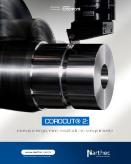 Corte e canais de qualidade também podem significar economia real de energia e redução de emissões na sua operação.
✔️ Insertos de duas arestas, com mais vida útil por inserto que conceitos de aresta única
✔️ Tecnologia Flashlight patenteada, combinada a classes resistentes ao desgaste
✔️ Caso real de cliente: redução de 38% no consumo de energia e 49% nas emissões de CO2 por ano
O CoroCut® 2 mostra que produtividade e sustentabilidade podem caminhar juntas na usinagem.
Sua operação já mediu o impacto ambiental das ferramentas de corte que usa?
Conte com a Niarthec para essa transição.
#SandvikCoromant #CoroCut2 #CorteECanais #IndústriaSustentável #Niarthec