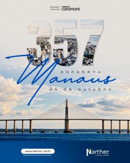 Manaus completa 357 anos. De forte às margens do Rio Negro a um dos maiores parques industriais do país, a cidade construiu uma história que poucas capitais brasileiras têm.

Hoje o Polo Industrial de Manaus concentra operações de eletroeletrônicos, duas rodas, automotivo e bens de consumo, e movimenta a economia de toda a região Norte.

A Niarthec é uma empresa manauara. Nasceu aqui, atende a indústria daqui e acompanha há mais de uma década o crescimento desse parque, fornecendo soluções de usinagem e metrologia para quem produz na cidade.

Parabéns, Manaus. E parabéns a cada profissional que faz a indústria da nossa capital girar todos os dias.

#Manaus357Anos #AniversárioDeManaus #PoloIndustrialDeManaus #OrgulhoAmazonense #Niarthec